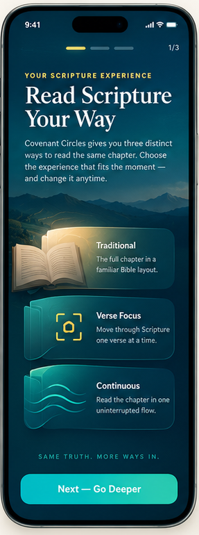 Covenant Circles reading style choices